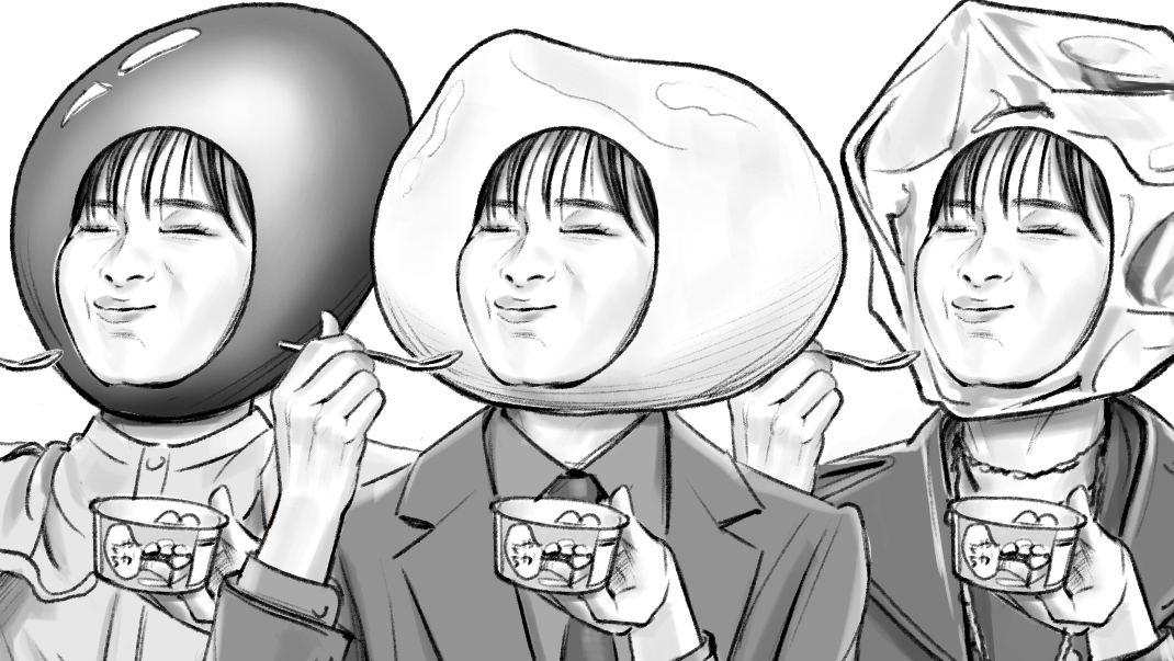 モノクロコンテ　女性タレント