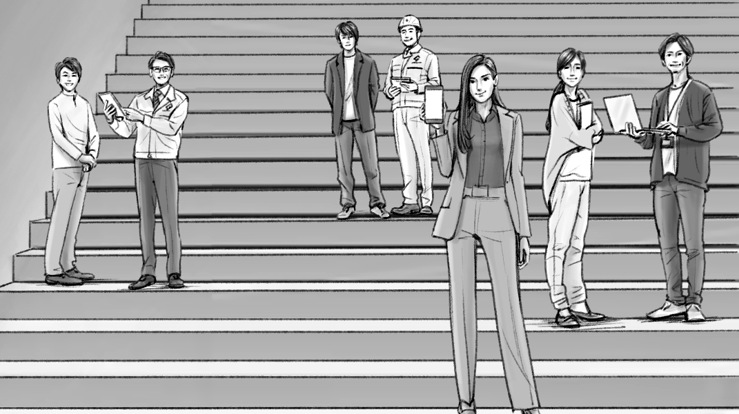 モノクロコンテ　女性タレント